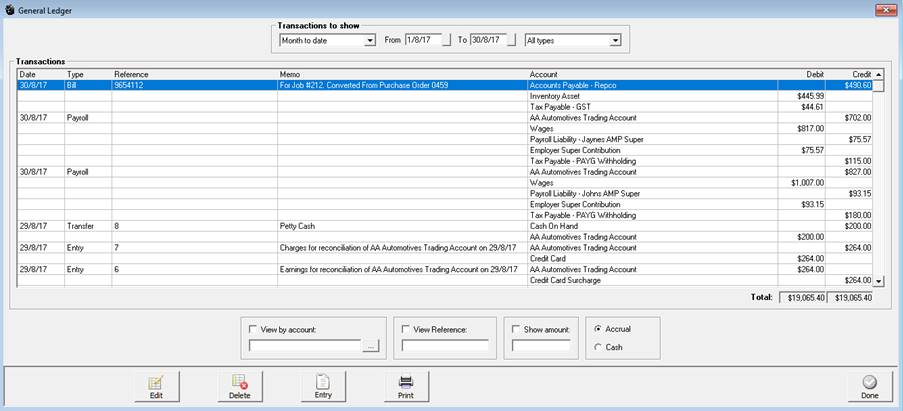 A Full General Ledger Accounting Software
